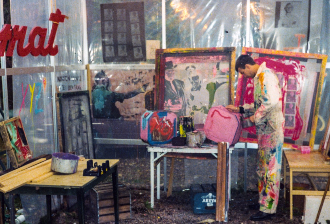 Ts in his First Art Studio 1979 
